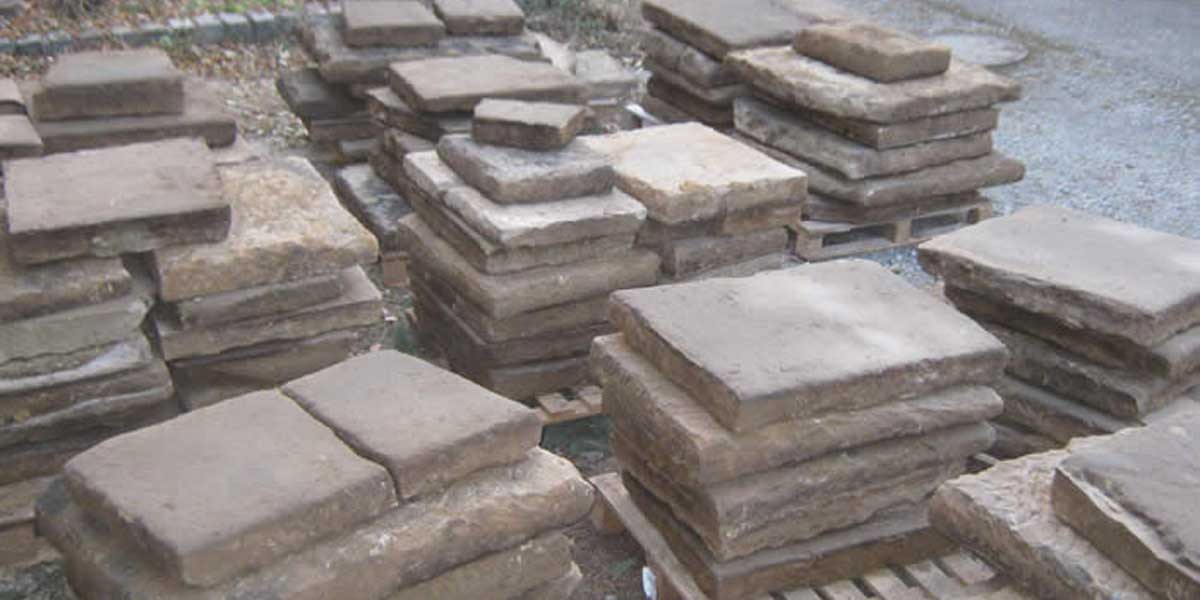 Antike Baustoffe Produkt Sandsteinplatten