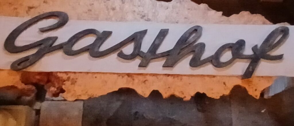 Buchstaben Gasthof