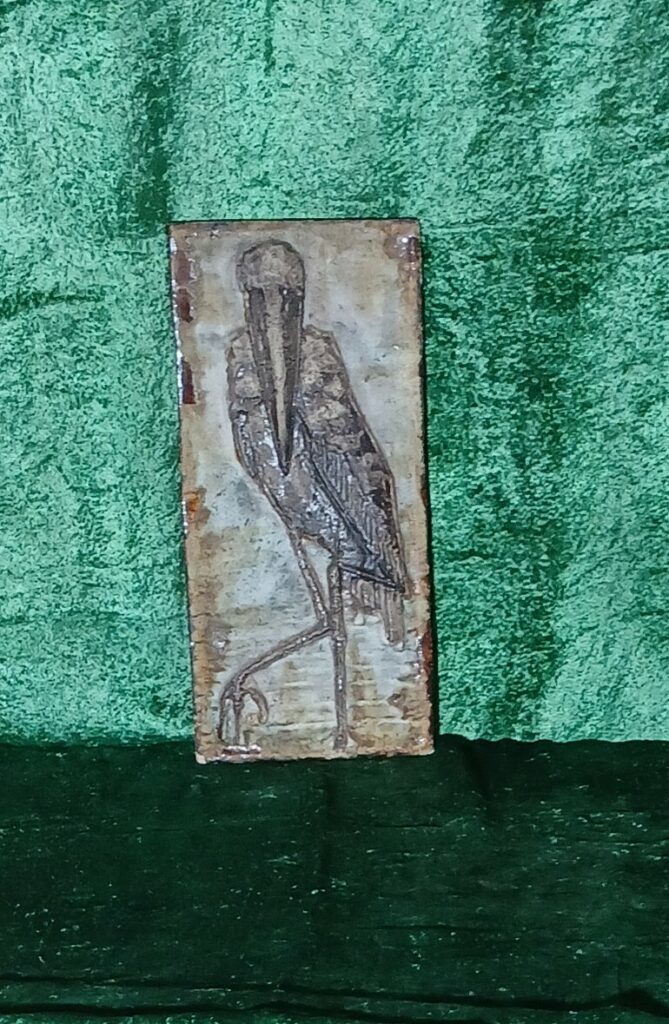 Relieftafel "Marabu"